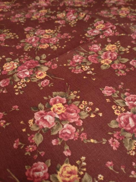 (CQ1092)約 97cm幅×約1.55m・木綿の花柄プリント < ペット/手芸/園芸 (CQ1092)約 97cm幅×約1.55m・木綿の花柄プリント < ペット/手芸/園芸の