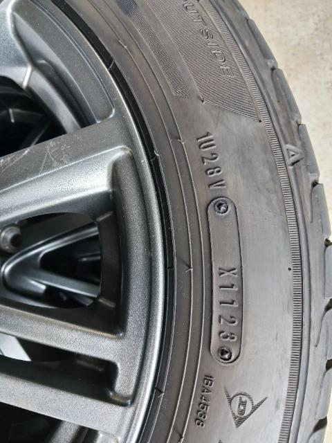 155 65 14 夏タイヤ、アルミセット < 自動車/バイク 155 65 14 夏タイヤ、アルミセット < 自動車/バイク