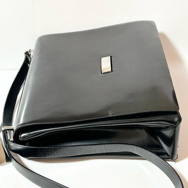 ���i GUCCI �O�b�` ���B���e�[�W ���U�[ 001 1998 1744 �X�N�G�A �V�����_�[�o�b�O ���S�v���[�g �� �u�����h�� 