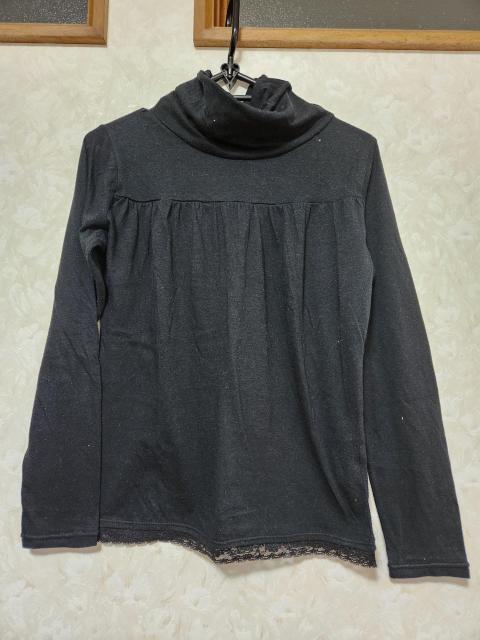 タートル長袖カットソー M < 女性ファッション タートル長袖カットソー M < 女性ファッションの