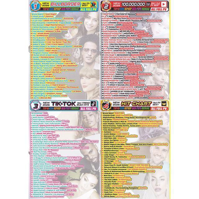 2026 NEW No.1 PV AWARDS DVD4���g 163�� �S�ȃt����PV �m�yDVD K-POP MIXDVD