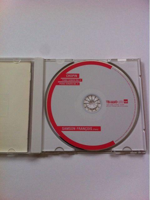ショパン◆ピアノ・ソナタ第2番「葬送」&第3番◆サンソン・フランソワ◆帯付き国内盤 < CD/DVD/ビデオ  ショパン◆ピアノ・ソナタ第2番「葬送」&第3番◆サンソン・フランソワ◆帯付き国内盤 < CD/DVD/ビデオの