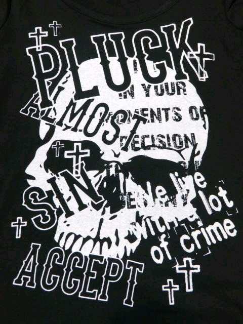 【GHOST OF HARLEM/ゴーストオブハーレム】スカル&クロスプリント ロンT カットソー < ブランド 【GHOST OF HARLEM/ゴーストオブハーレム】スカル&クロスプリント ロンT カットソー < ブランドの