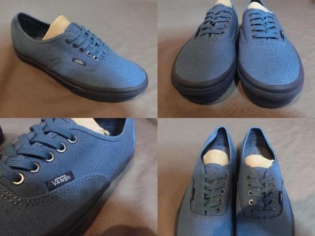 単色デニムカラー キャンバス素材 バンズ【Authentic】25.5a < ブランド  単色デニムカラー キャンバス素材 バンズ【Authentic】25.5a < ブランドの