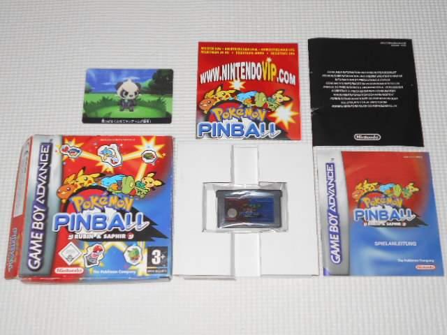 GBA★POKEMON PINBALL RUBY&SAPPHIRE 海外版(国内本体動作可能) < ゲーム本体/ソフト  GBA★POKEMON PINBALL RUBY&SAPPHIRE 海外版(国内本体動作可能)  < ゲーム本体/ソフトの