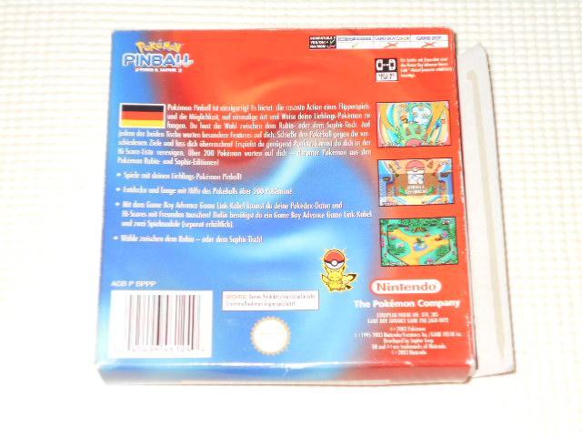 GBA★POKEMON PINBALL RUBY&SAPPHIRE 海外版(国内本体動作可能) < ゲーム本体/ソフト  GBA★POKEMON PINBALL RUBY&SAPPHIRE 海外版(国内本体動作可能) < ゲーム本体/ソフトの
