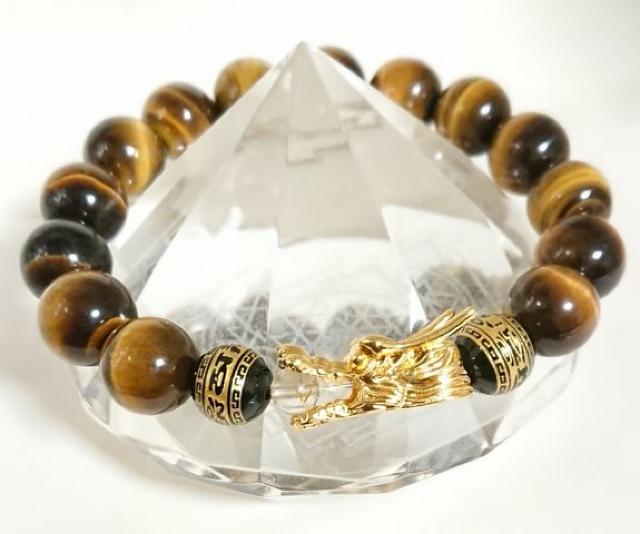 金運(黄龍神)ブレス19p < 男性アクセサリー/時計 金運(黄龍神)ブレス19p < 男性アクセサリー/時計の