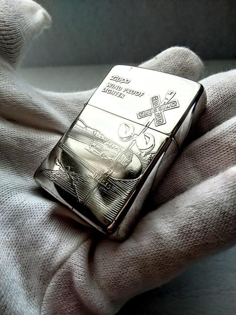 ZIPPO ジッポライター CROSSROAD stop < 男性ファッション  ZIPPO ジッポライター CROSSROAD stop  < 男性ファッションの