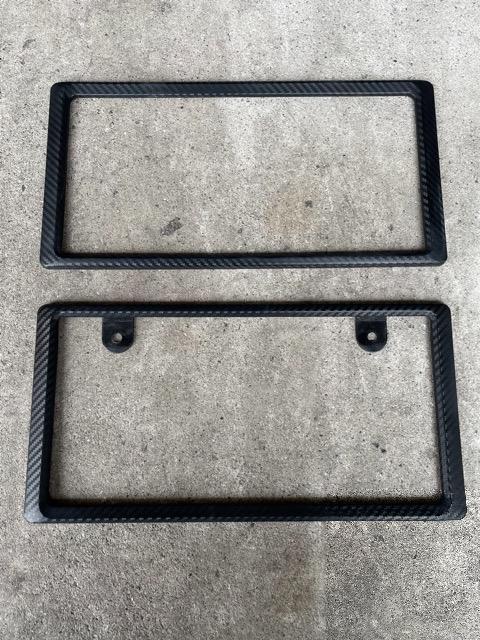 美品!カーボン調ナンバーフレーム!1台セット! < 自動車/バイク 美品!カーボン調ナンバーフレーム!1台セット! < 自動車/バイク