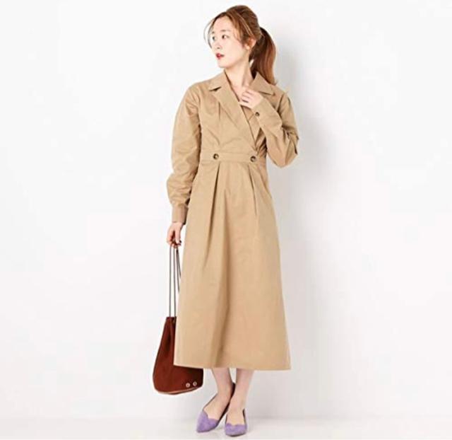 新品☆ARCHIVES(アルシーヴ)トレンチロングワンピース☆B < ブランド 新品☆ARCHIVES(アルシーヴ)トレンチロングワンピース☆B < ブランドの