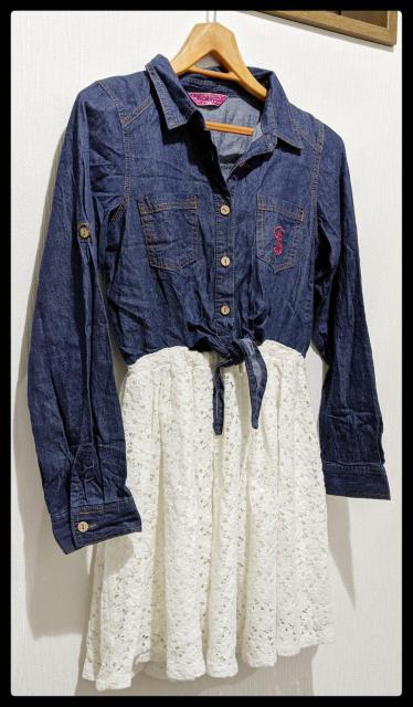 ★ワンピース★FIORUCCI★フィオルッチ★160サイズ★長袖シャツ★スカート★ < ブランド  ★ワンピース★FIORUCCI★フィオルッチ★160サイズ★長袖シャツ★スカート★ < ブランドの