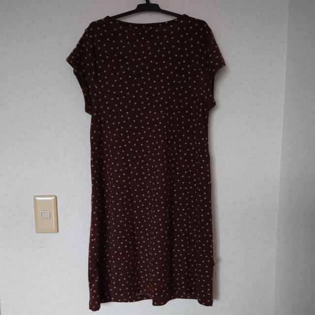 Little Market◇秋物チュニック 茶×白 レディースMサイズ位◇美品 < 女性ファッション Little Market◇秋物チュニック 茶×白 レディースMサイズ位◇美品 < 女性ファッションの