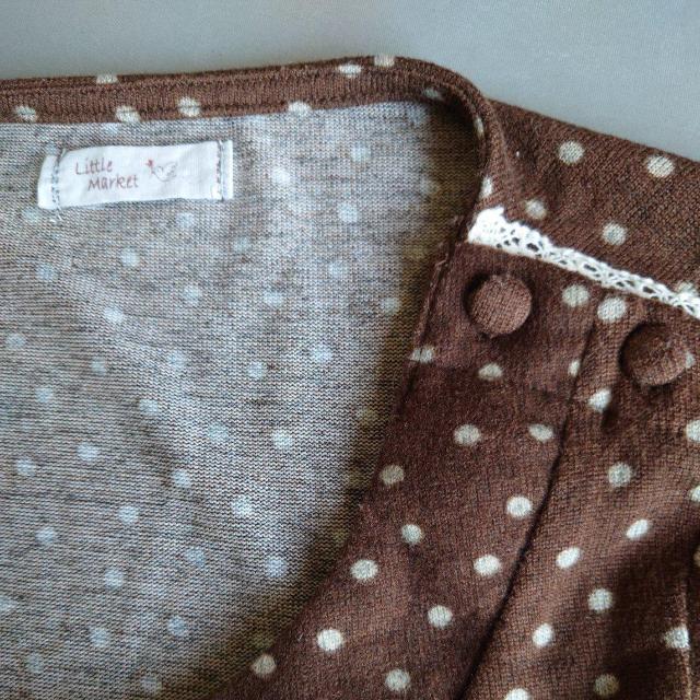 Little Market◇秋物チュニック 茶×白 レディースMサイズ位◇美品 < 女性ファッション Little Market◇秋物チュニック 茶×白 レディースMサイズ位◇美品 < 女性ファッションの