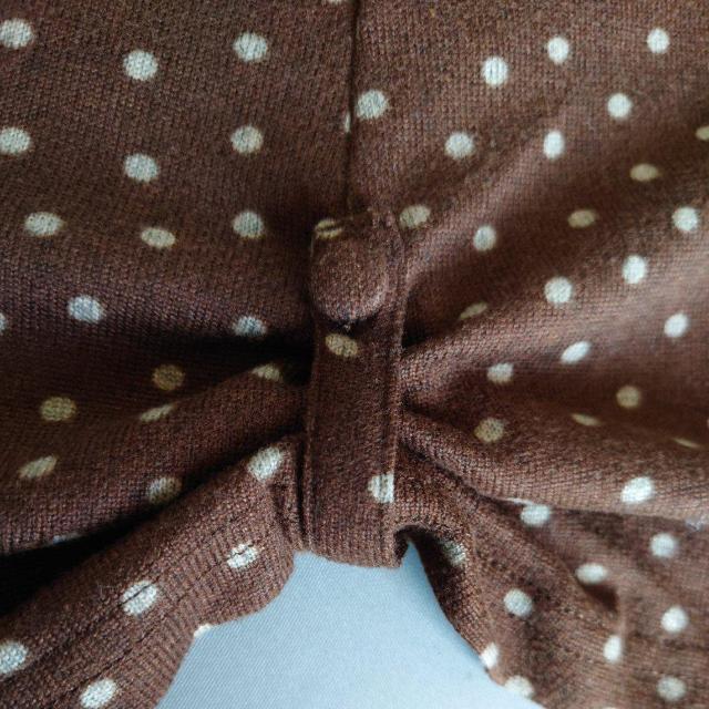 Little Market◇秋物チュニック 茶×白 レディースMサイズ位◇美品 < 女性ファッション Little Market◇秋物チュニック 茶×白 レディースMサイズ位◇美品 < 女性ファッションの