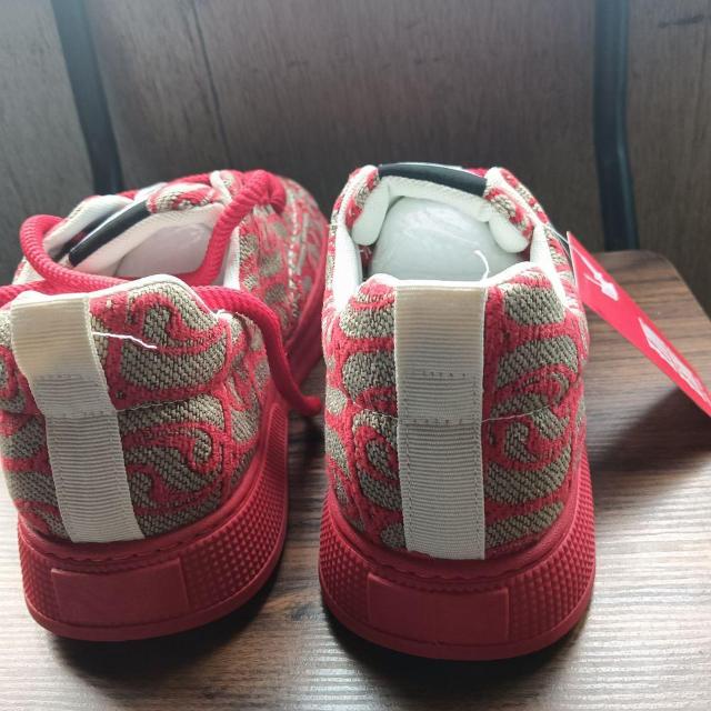 新品 27cm 27.5cm メンズ スニーカー レッド シューズ 靴 44 < 男性ファッション  新品 27cm 27.5cm メンズ スニーカー レッド シューズ 靴 44 < 男性ファッションの