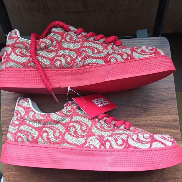 新品 27cm 27.5cm メンズ スニーカー レッド シューズ 靴 44 < 男性ファッション  新品 27cm 27.5cm メンズ スニーカー レッド シューズ 靴 44 < 男性ファッションの