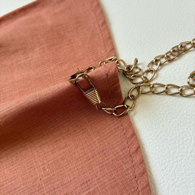 ◆美品◆チャオパニックティピー◆リネン混 五分袖ブラウス◆綿麻◆オレンジ◆フリー < 女性ファッション  ◆美品◆チャオパニックティピー◆リネン混 五分袖ブラウス◆綿麻◆オレンジ◆フリー < 女性ファッションの