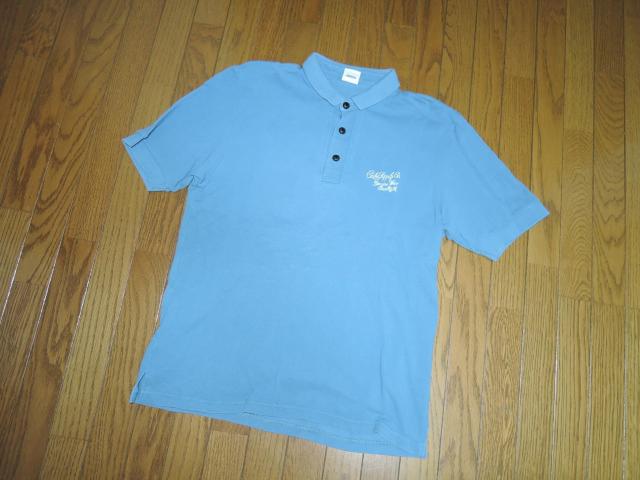 CALEE キャリー 鹿の子 ポロシャツ M ブルー系 半袖シャツ POLO SHIRT < ブランド  CALEE キャリー 鹿の子 ポロシャツ M ブルー系 半袖シャツ POLO SHIRT < ブランドの