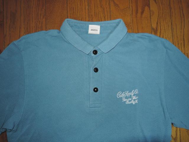 CALEE キャリー 鹿の子 ポロシャツ M ブルー系 半袖シャツ POLO SHIRT < ブランド  CALEE キャリー 鹿の子 ポロシャツ M ブルー系 半袖シャツ POLO SHIRT < ブランドの