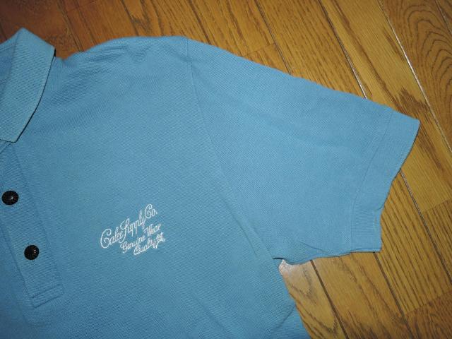 CALEE キャリー 鹿の子 ポロシャツ M ブルー系 半袖シャツ POLO SHIRT < ブランド  CALEE キャリー 鹿の子 ポロシャツ M ブルー系 半袖シャツ POLO SHIRT < ブランドの