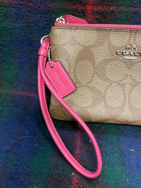 コーチ ポーチ COACH 小物入れ ピンク キャンバス シグネチャー < ブランド  コーチ ポーチ COACH 小物入れ ピンク キャンバス シグネチャー < ブランドの