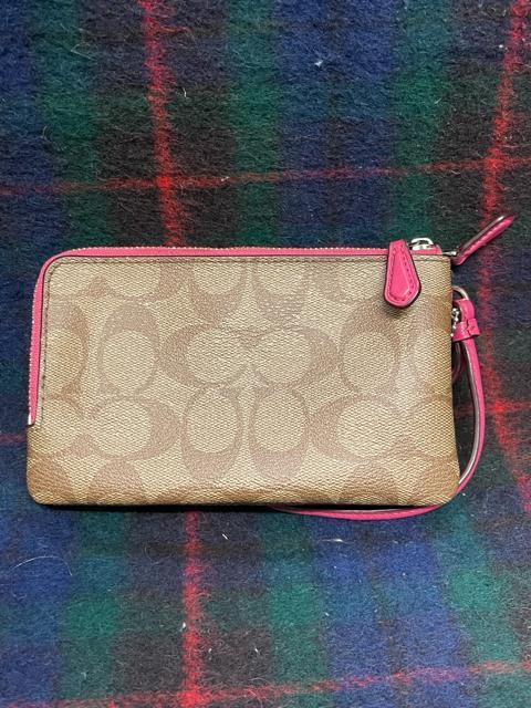 コーチ ポーチ COACH 小物入れ ピンク キャンバス シグネチャー < ブランド  コーチ ポーチ COACH 小物入れ ピンク キャンバス シグネチャー < ブランドの