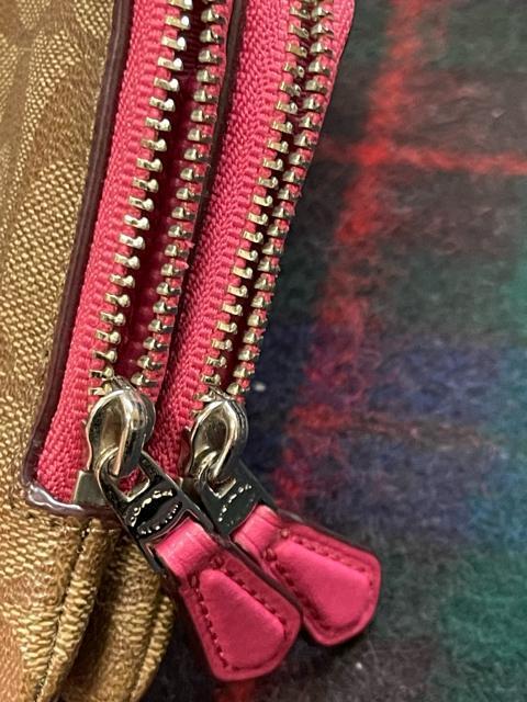 コーチ ポーチ COACH 小物入れ ピンク キャンバス シグネチャー < ブランド  コーチ ポーチ COACH 小物入れ ピンク キャンバス シグネチャー < ブランドの