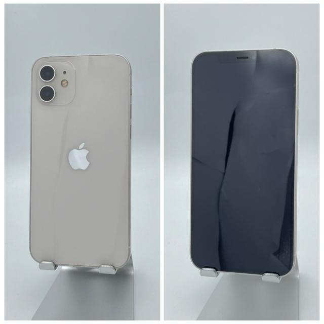 S 100% iPhone 12 128 GB SIM�t���[ �z���C�g �{�� �� �Ɠd/AV�� 
