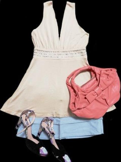 ベージュシルバーラインストーンVカットチュニックタンク < ブランド ベージュシルバーラインストーンVカットチュニックタンク < ブランドの