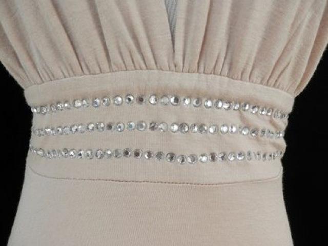 ベージュシルバーラインストーンVカットチュニックタンク < ブランド ベージュシルバーラインストーンVカットチュニックタンク < ブランドの