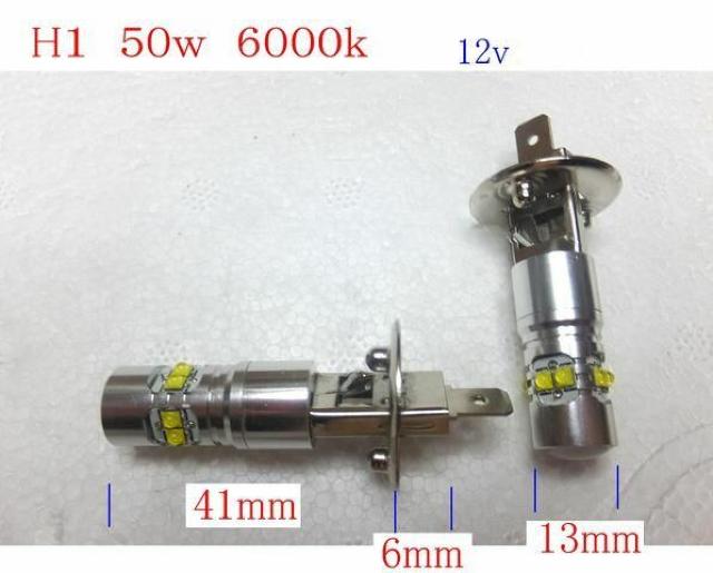 LEDフォグランプ H1 H3 50w 6000k 2個セット < 自動車/バイク LEDフォグランプ H1 H3 50w 6000k 2個セット < 自動車/バイク