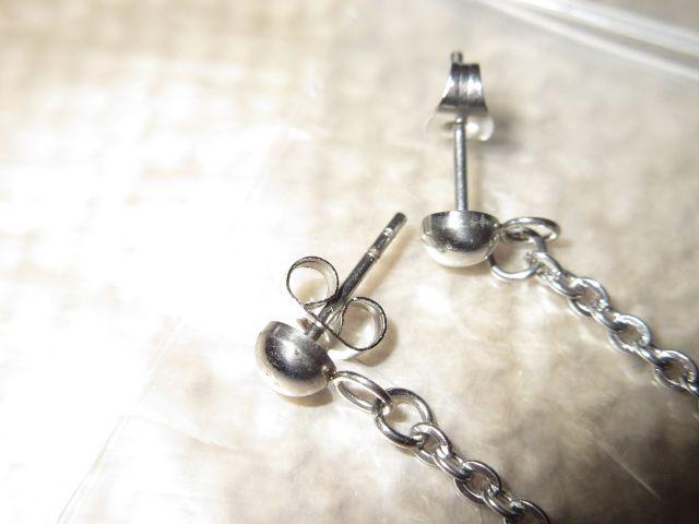 未使用☆ステンレス製*ハートモチーフロングピアス(シルバー) < 女性アクセサリー/時計  未使用☆ステンレス製*ハートモチーフロングピアス(シルバー) < 女性アクセサリー/時計の