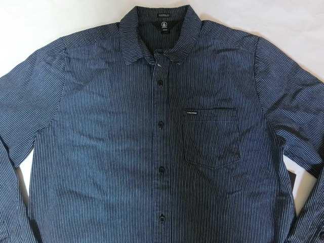USA購入 ボルコム【VOLCOM】ストライプ柄デニムシャツUS M < ブランド  USA購入 ボルコム【VOLCOM】ストライプ柄デニムシャツUS M  < ブランドの