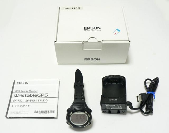 エプソン EPSON SF-110B ・GPSウォッチ WristableGPS < 男性アクセサリー/時計  エプソン EPSON SF-110B ・GPSウォッチ WristableGPS  < 男性アクセサリー/時計の