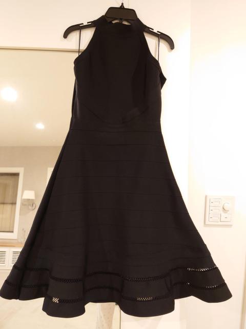 黒ミニワンピース フレアシースルー Мサイズ < 女性ファッション  黒ミニワンピース フレアシースルー Мサイズ  < 女性ファッションの