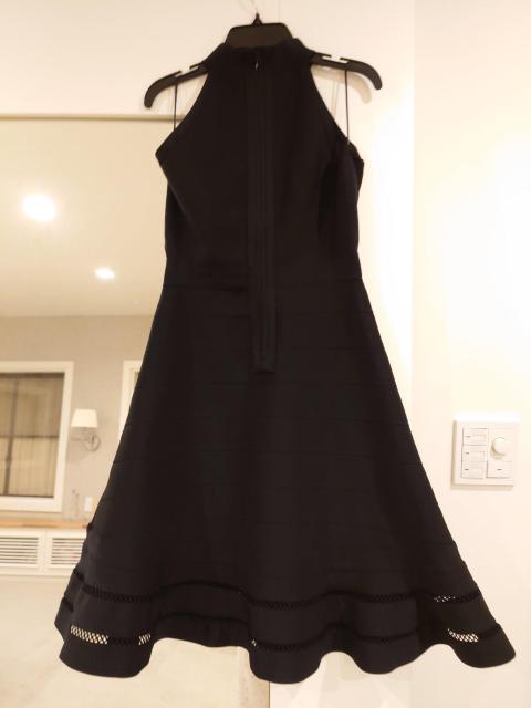 黒ミニワンピース フレアシースルー Мサイズ < 女性ファッション  黒ミニワンピース フレアシースルー Мサイズ < 女性ファッションの