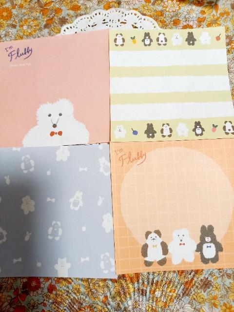 お裾分け☆i'm Fluffyメモ4枚☆ < インテリア/ライフ  お裾分け☆i'm Fluffyメモ4枚☆  < インテリア/ライフの