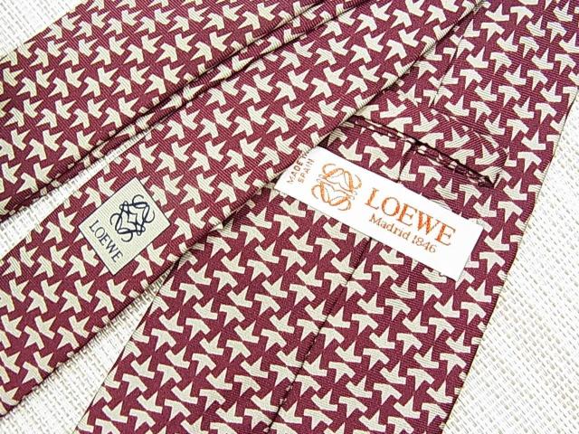 500�~�X�^�y���K�i�Ǖi�zLOEWE ���G�x �V���N �l�N�^�C �A�i�O������ �� �u�����h�� 