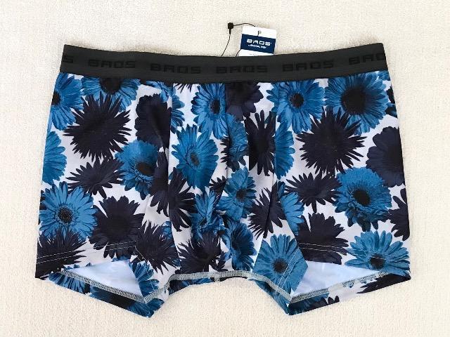 Wacoal BROS&B.V.D ボクサーパンツ Lサイズ 花柄&ボーダー 2枚セット < 男性ファッション Wacoal BROS&B.V.D ボクサーパンツ Lサイズ 花柄&ボーダー 2枚セット < 男性ファッションの
