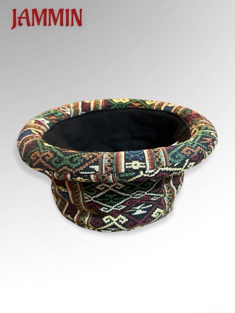 織り柄ハット ヒッピー アジアン エスニック 個性派 帽子 < 男性ファッション 織り柄ハット ヒッピー アジアン エスニック 個性派 帽子 < 男性ファッションの