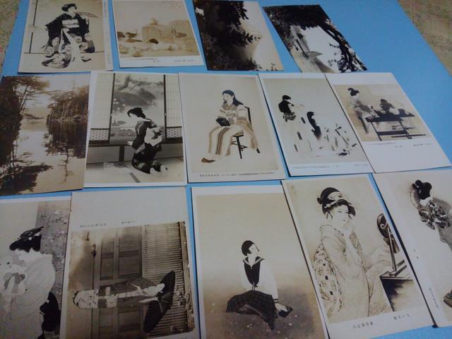 昭和初期ポストカード14枚セット!! < ホビー  昭和初期ポストカード14枚セット!!  < ホビーの
