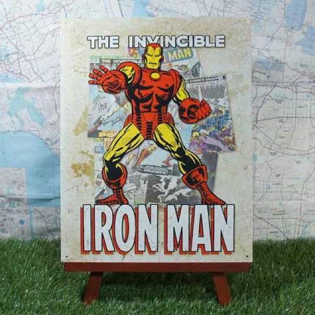 新品【ブリキ看板】Iron Man/アイアンマン Comic Cover < ホビー  新品【ブリキ看板】Iron Man/アイアンマン Comic Cover  < ホビーの