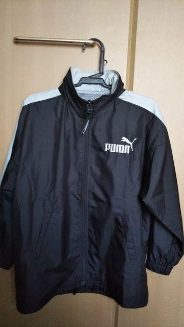 PUMA◇裏メッシュジャンパー黒 130cm◇記名あり < ブランド  PUMA◇裏メッシュジャンパー黒 130cm◇記名あり  < ブランドの