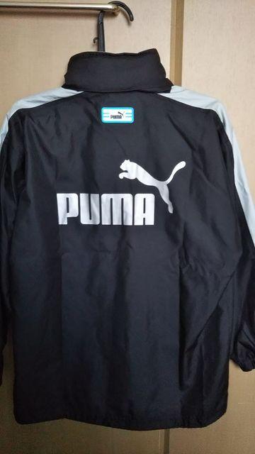 PUMA◇裏メッシュジャンパー黒 130cm◇記名あり < ブランド  PUMA◇裏メッシュジャンパー黒 130cm◇記名あり < ブランドの