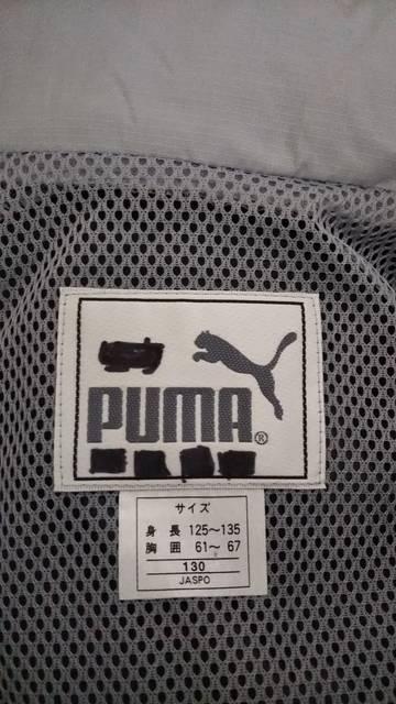 PUMA◇裏メッシュジャンパー黒 130cm◇記名あり < ブランド  PUMA◇裏メッシュジャンパー黒 130cm◇記名あり < ブランドの
