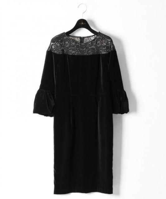 GRACECONTINENTALdiagramベルベットバルーンワンピースレースブラックグレースコンチネンタルダイアグラム黒 < ブランド GRACECONTINENTALdiagramベルベットバルーンワンピースレースブラックグレースコンチネンタルダイアグラム黒 < ブランドの