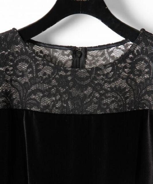 GRACECONTINENTALdiagramベルベットバルーンワンピースレースブラックグレースコンチネンタルダイアグラム黒 < ブランド GRACECONTINENTALdiagramベルベットバルーンワンピースレースブラックグレースコンチネンタルダイアグラム黒 < ブランドの