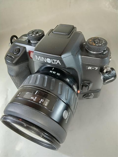 MINOLTA α-7 美品 + オマケ AF 24-85mm < 家電/AV  MINOLTA α-7 美品 + オマケ AF 24-85mm < 家電/AVの