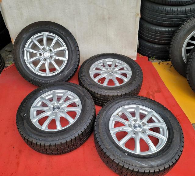 WEDS JOKER 16in 6.5J +53 PCD114.3 DUNLOP WINTERMAXX WM02スタッドレス4本 < 自動車/バイク WEDS JOKER 16in 6.5J +53 PCD114.3 DUNLOP WINTERMAXX WM02スタッドレス4本 < 自動車/バイク