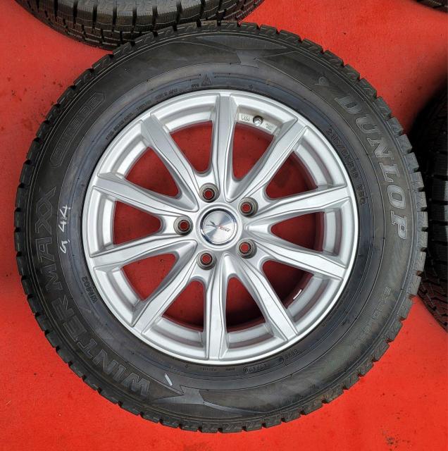 WEDS JOKER 16in 6.5J +53 PCD114.3 DUNLOP WINTERMAXX WM02スタッドレス4本 < 自動車/バイク WEDS JOKER 16in 6.5J +53 PCD114.3 DUNLOP WINTERMAXX WM02スタッドレス4本 < 自動車/バイク
